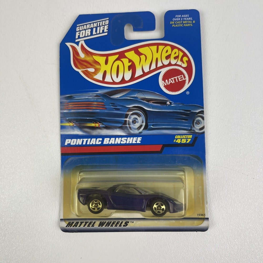 Hot Wheels 1996 Metallic Black Pontiac Banshee 457